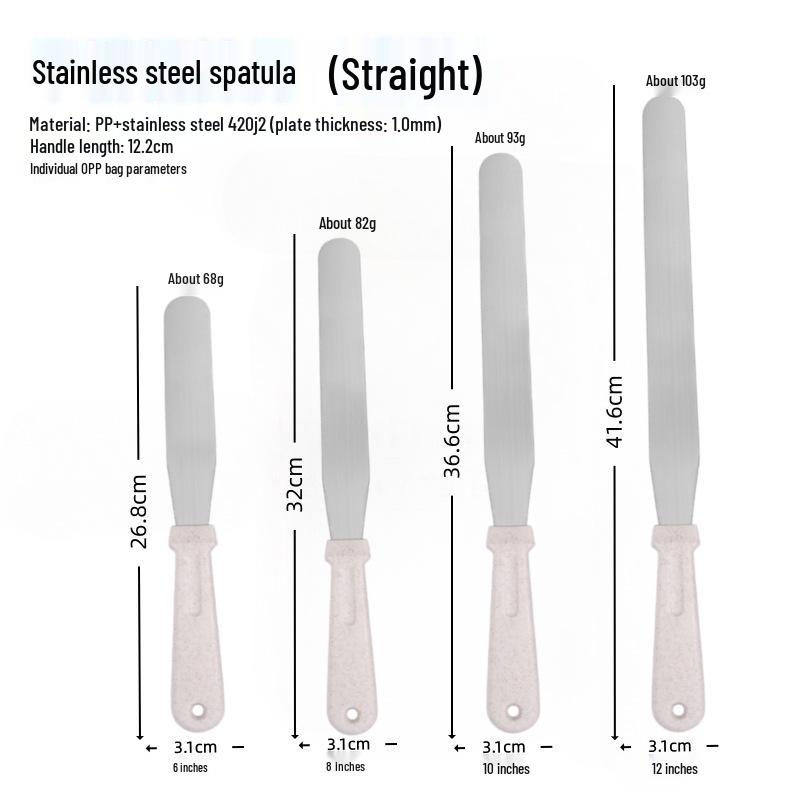 Wheat Straw Spatula & Cake Scraper Set