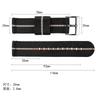 Nylon Strap 20 22mm for Tudor for Omega Watch Band  for Seiko Canvas Fabric Band Men Woven Military Sport Quick Release Bracelet