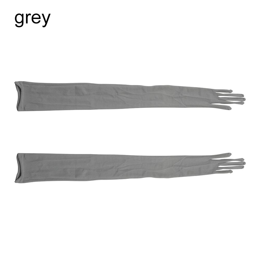 Halloween Mesh Full Finger Seamless Mitten Long Sheer Transparent Gloves Finger Pantyhose Gloves