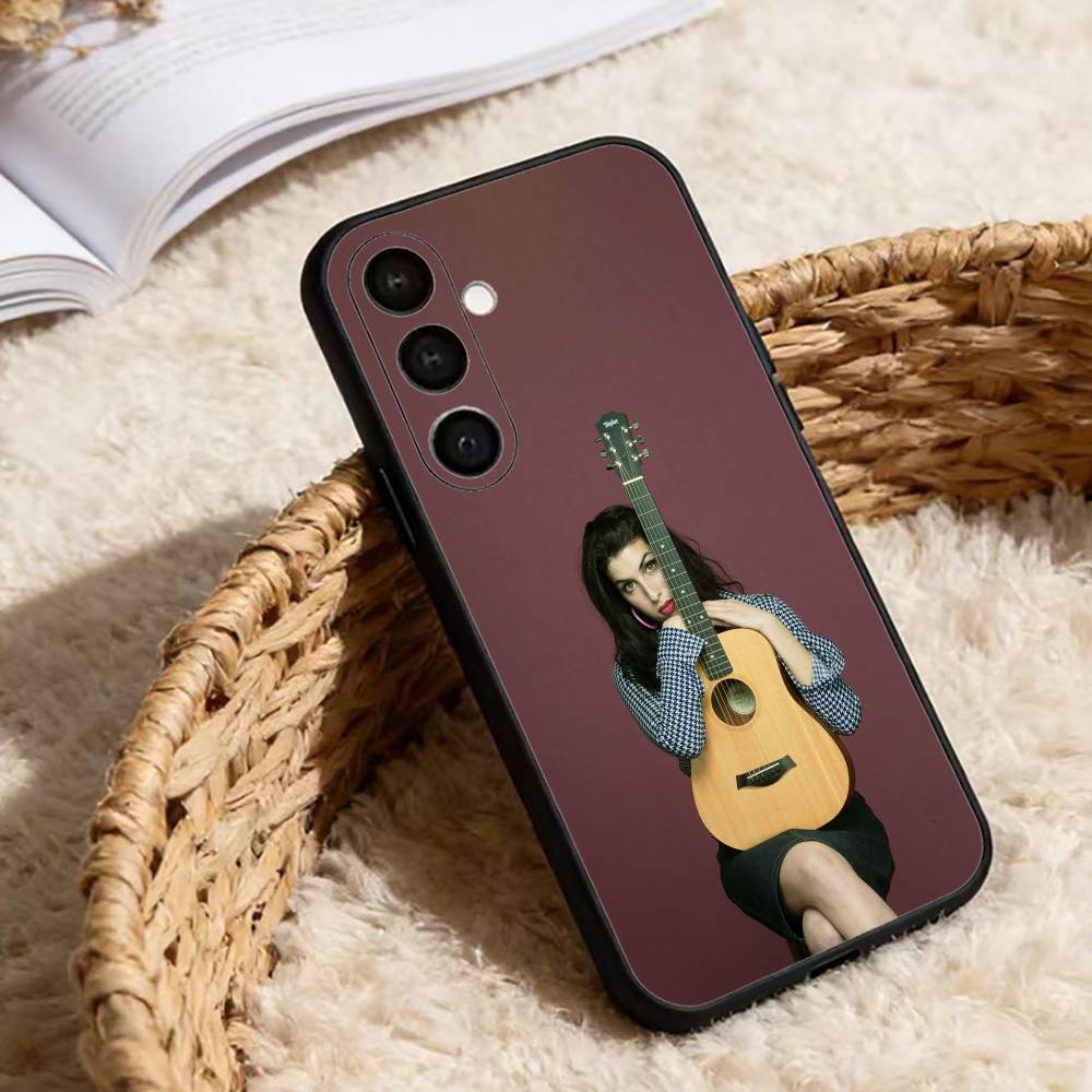 Amy Winehouse Back to Black Phone Case For Samsung Galaxy A20,21s,22,31,32,52,53,72,73,80,91 Soft Black Shell