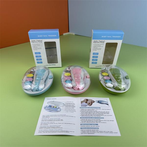 Electric Baby Nail Grinder & Clipper Set for Newborns