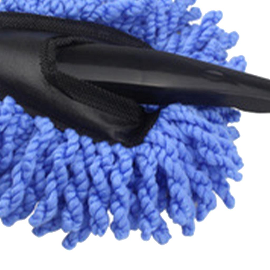 Car Wax Brush Microfiber Scratch Free Dashboard Cleaning Detail Brush Mop Wax Dash Duster for Home