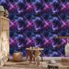 Watercolor Galaxy Wallpaper Navy Blue, Violet, Indigo and Blue 50x1000