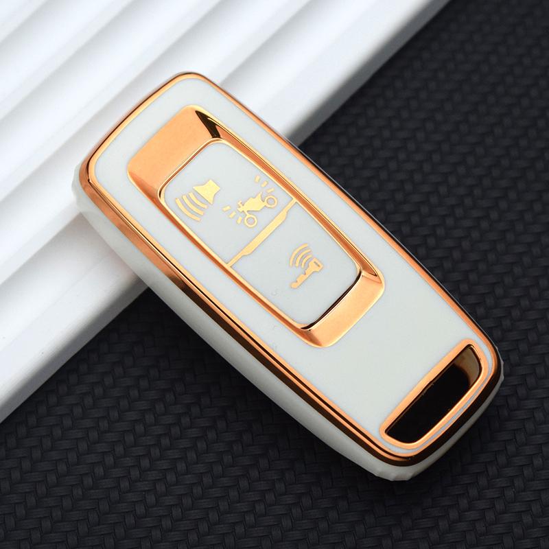 3-Tasten-TPU-Motorrad-Fernbedienungshalter Schlüsselabdeckung Fall für Honda PCX 160 125 PCX125 PCX160 VISION SH350 ADV 150 350 Cap 2021 2022 Zubehör