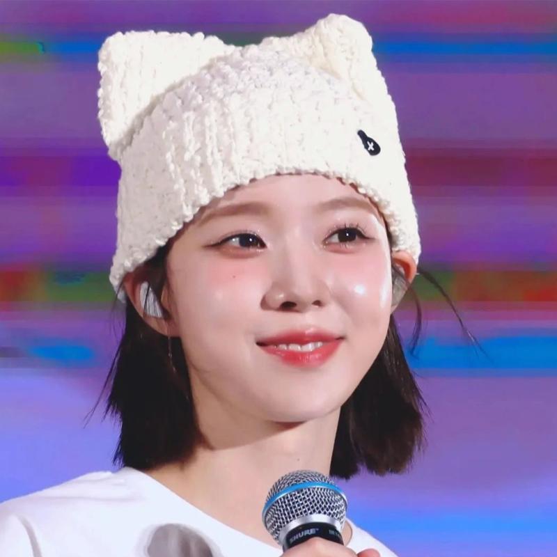 Winter Cute Cat Ear Plush Hat Warm Beanie Winter Pullover Caps for Womens Girls
