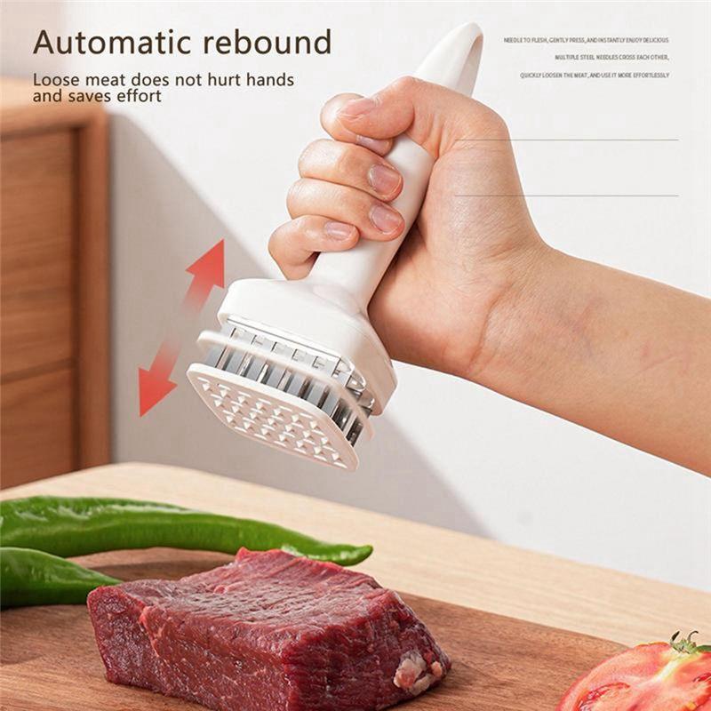 

BHBL Meat Tenderizer Needle Stainless Steel Steak Tenderizer Hammer Kitchen Tool Cooking Gadgets Rib Breaker Meat Beater China Mainland