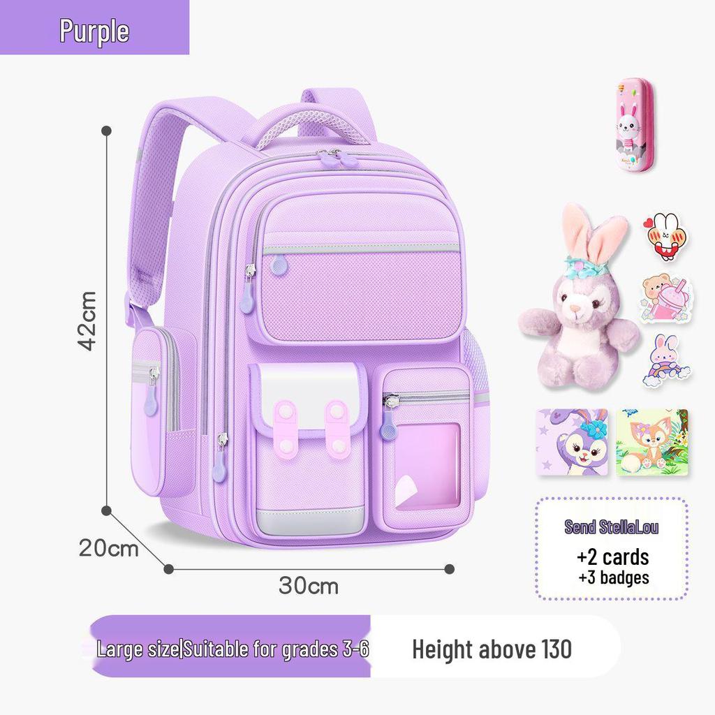 Large Capacity Naruto Backpack for Boys & Girls, Grade 6 - Lightweight, Spine-Friendly