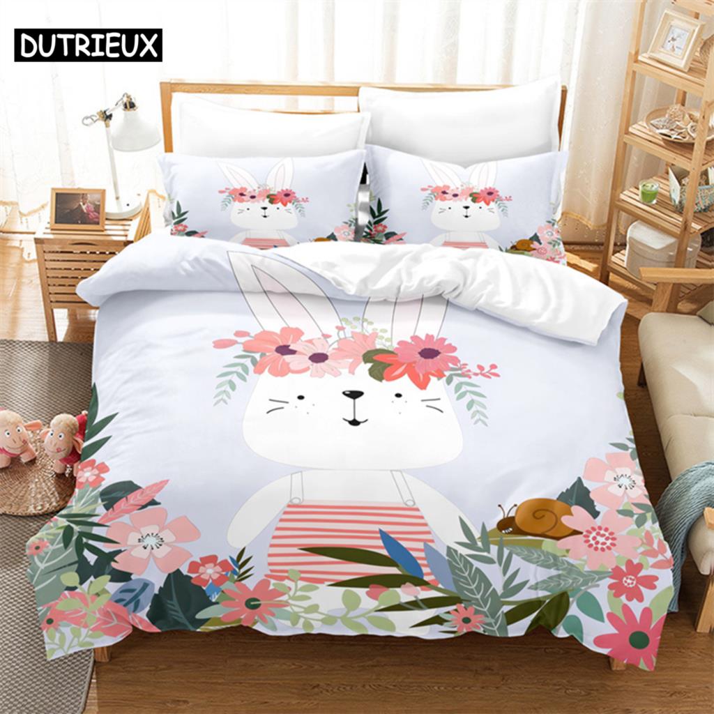 Comforter Cartoon Animals Queen Bedding Set Bedding Digital Printing King Size Bedding Set