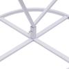 Modern White Iron Wedding Arch Stand 6.27FT, Square Backdrop for Wedding Party Garden Decor, Plant Trellis