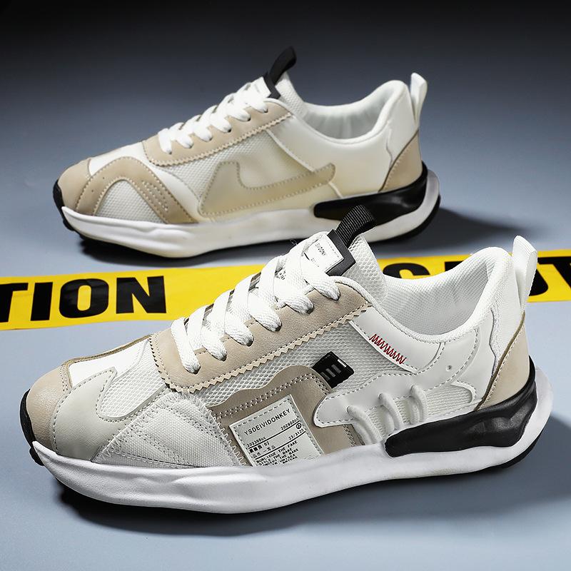 Fashion Gray Trendy Casual Shoes for Men Brand Mens Sneakers Hot Selling Comfortable Breathable Men's Platform Shoe Zapatillas De Hombre