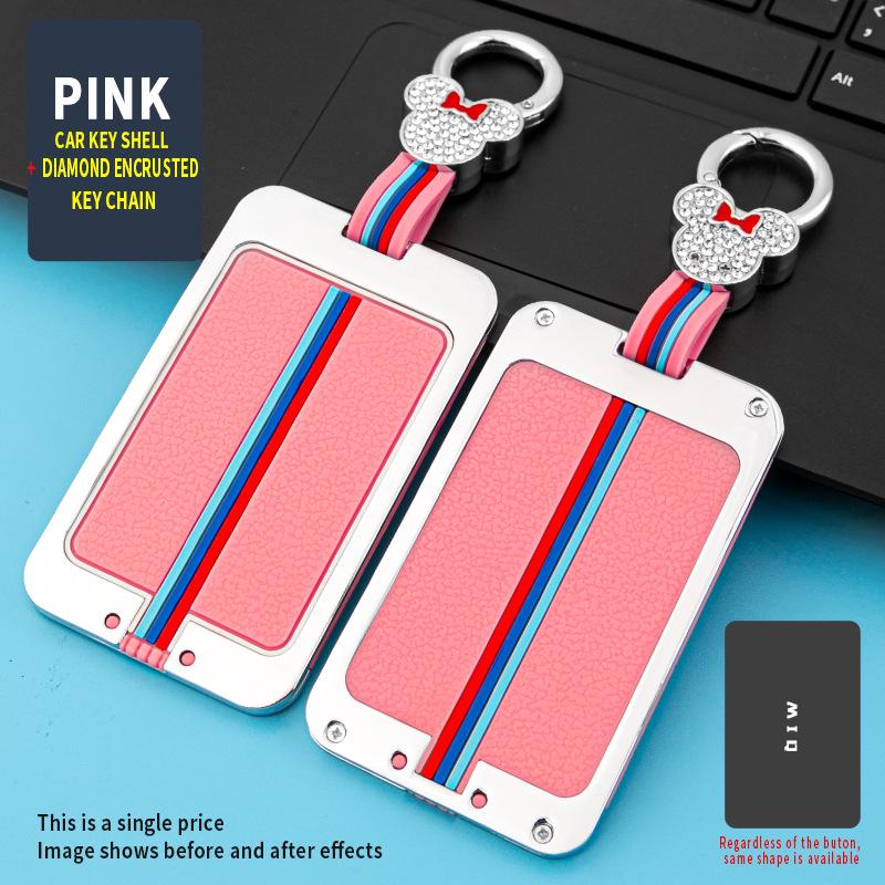 NIO Car NFC Key Case: ES6/ES8/EC6 Women's High-End Protective Shell with Buckle
