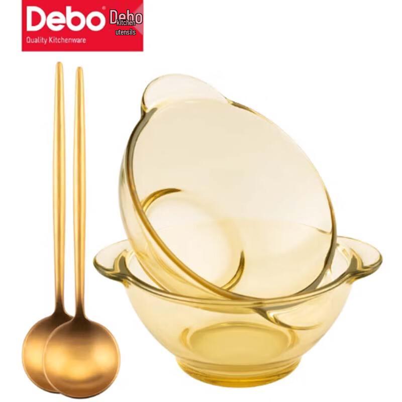 Debo DEP-830 Glass Bowl Spoon Set