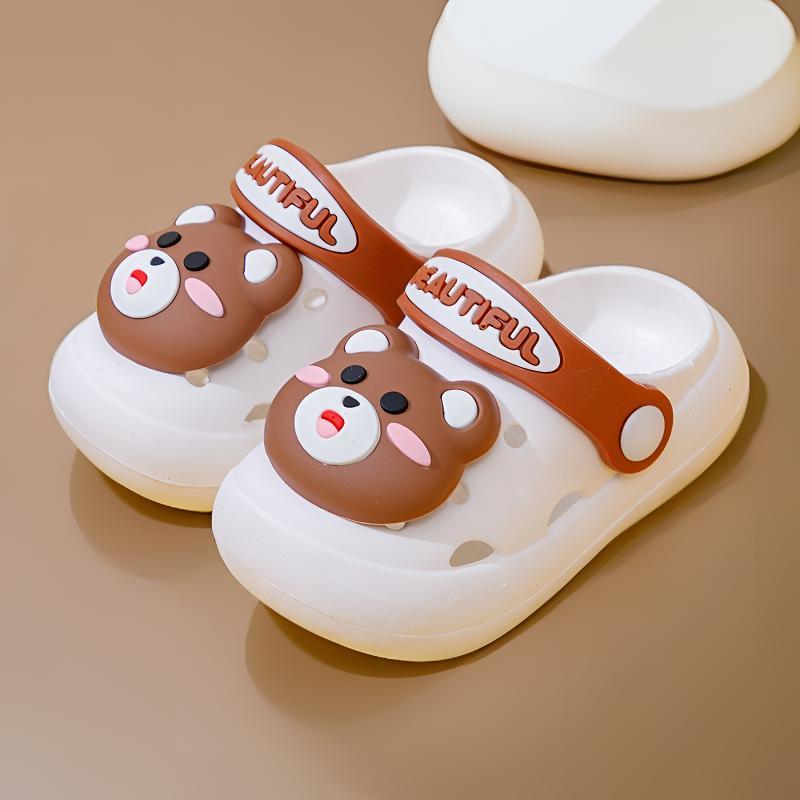 

Non-slip cartoon clogs with closed toe for summer, lightweight sandals for boys and girls, toddlers and young children 21/22【Inner Length13cm