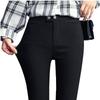 Women's Black Kitten Magic Leggings - Extra Thick Autumn/Winter Lambswool Tight Pants