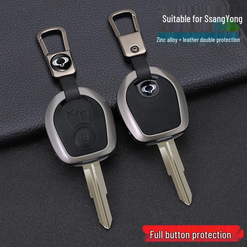 SsangYong Actyon Rexton W Kyron Metal Car Key Cover