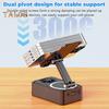 Držák mobilního telefonu 2 v 1 Přenosný reproduktor Stabilní připojení Dobíjecí držák pro reproduktor kompatibilní s Bluetooth se světlem
