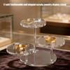 Contemporary Acrylic Jewelry Display Tower Multi Layer Jewelry Organizers For Necklaces Bracelets And More