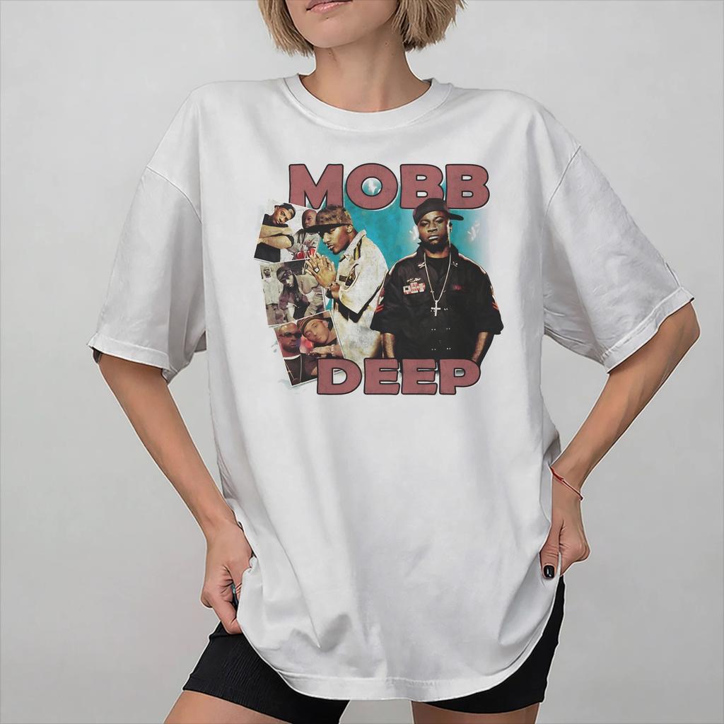 Mobb Deep The Infamous  Tee Shirt for Unisex Women Graphic Printed T Shirts  100 Cotton Clothing
