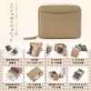 Mini Wallet Keeps Bills Folded Large Accordion Card Coin Genuine Wallet [ORVEE] - - Capacity, Style, Case, Box-Type Purse, Compact, Leather, Small,