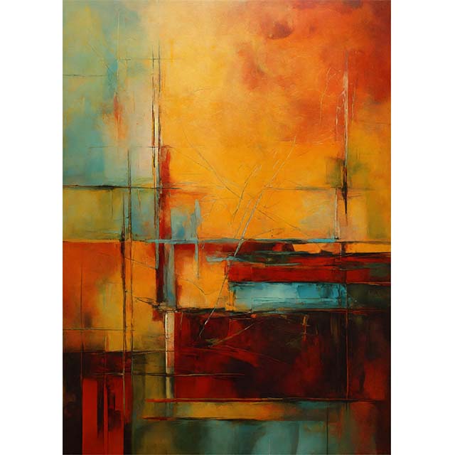 

Abstract Geometric Structure Dividing Line Prints Poster Canvas Painting Modern Wall Art Pictures Living Room Bedroom Home Decor 21x30cm No Framed