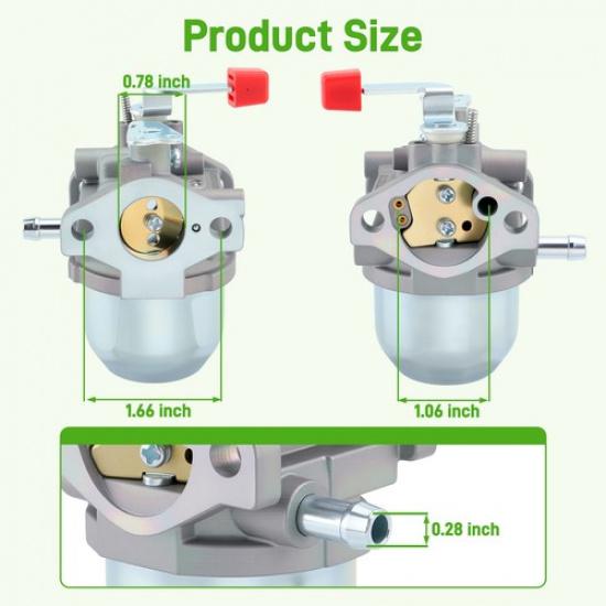 Carburetor for Generac 3500XL 4000XL 4000EXL Generator 0C1535ASRV w/ Air Filter