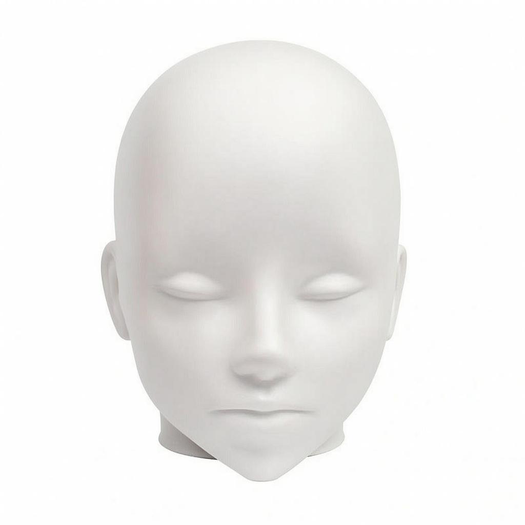 Hair Styling Head Realistic Anime Mannequin Easy to Use for Cosplayers