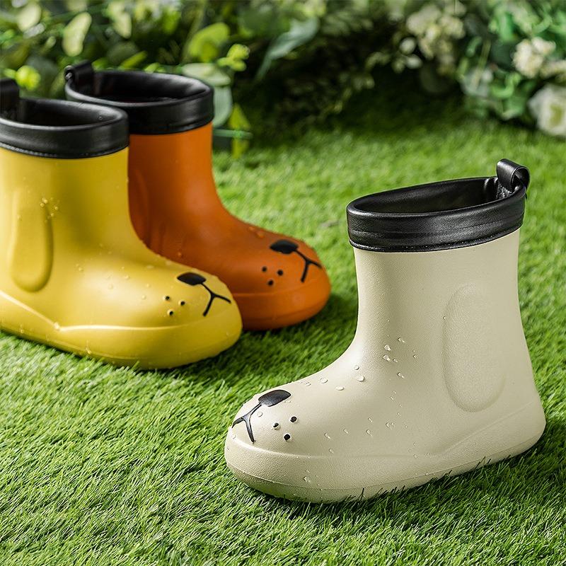 Happy Mary's new children's rain shoes, cartoon cute waterproof boys and girls baby rain boots children's shoes