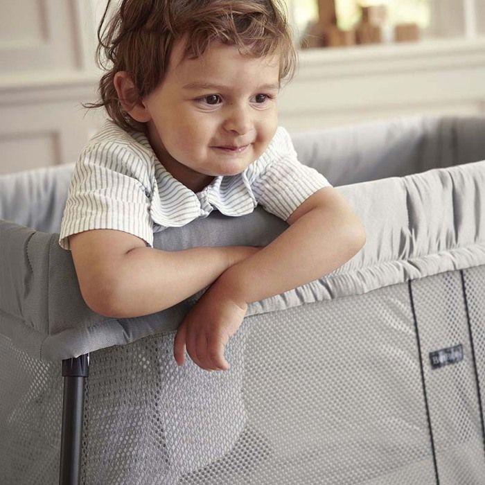 Lit Parapluie - BABYBJORN - Light - Pliable - Confortable - Argent