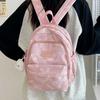 Charming Bear Pattern Backpack Versatile Lightweight Nylon School Bag For Casual Style