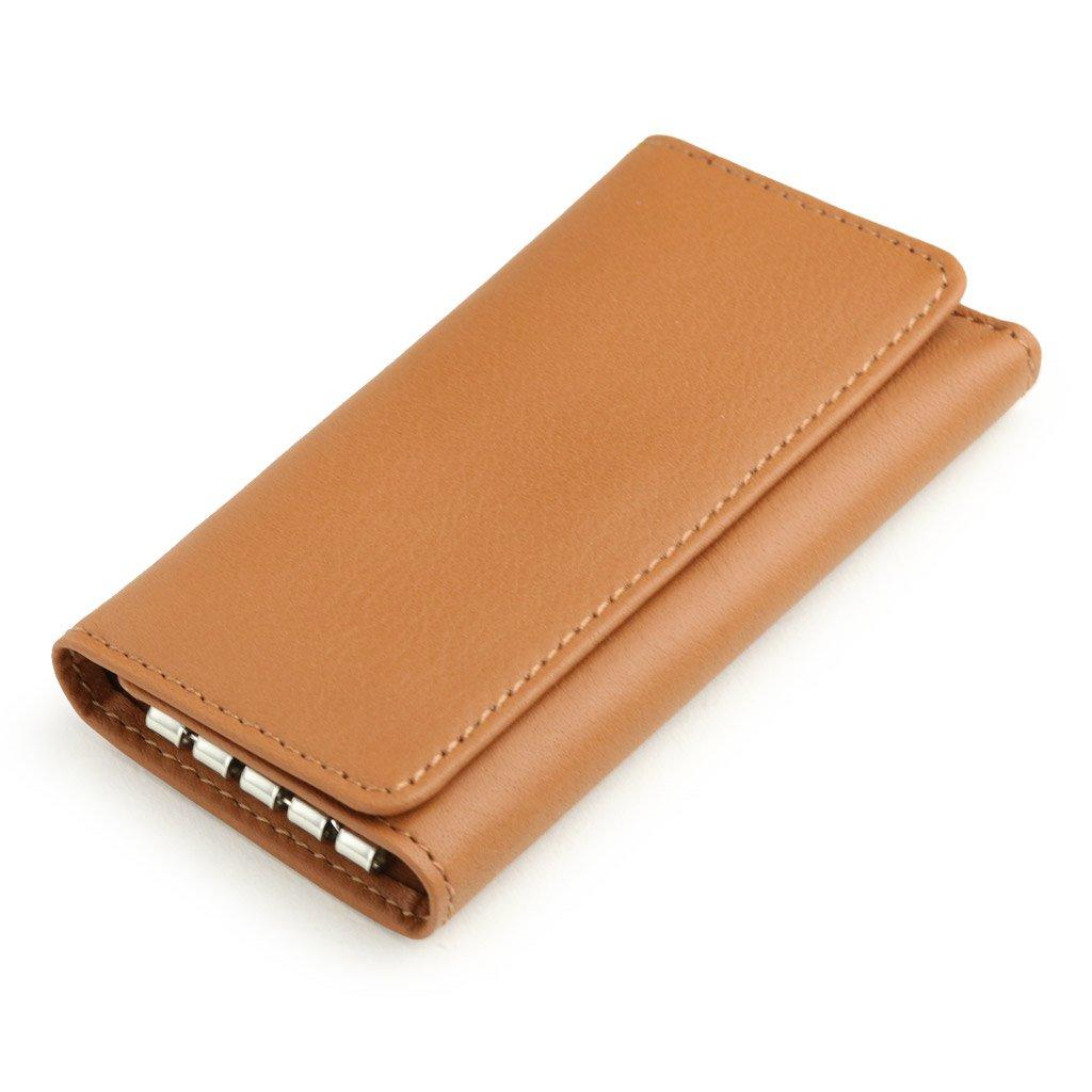 

Made in Japan Genuine Leather 4 Row Key Case Camel [Abies] верблюд
