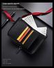 Men's Large Capacity Multifunctional Zipper Wallet with Multiple Card Slots and Coin Purse