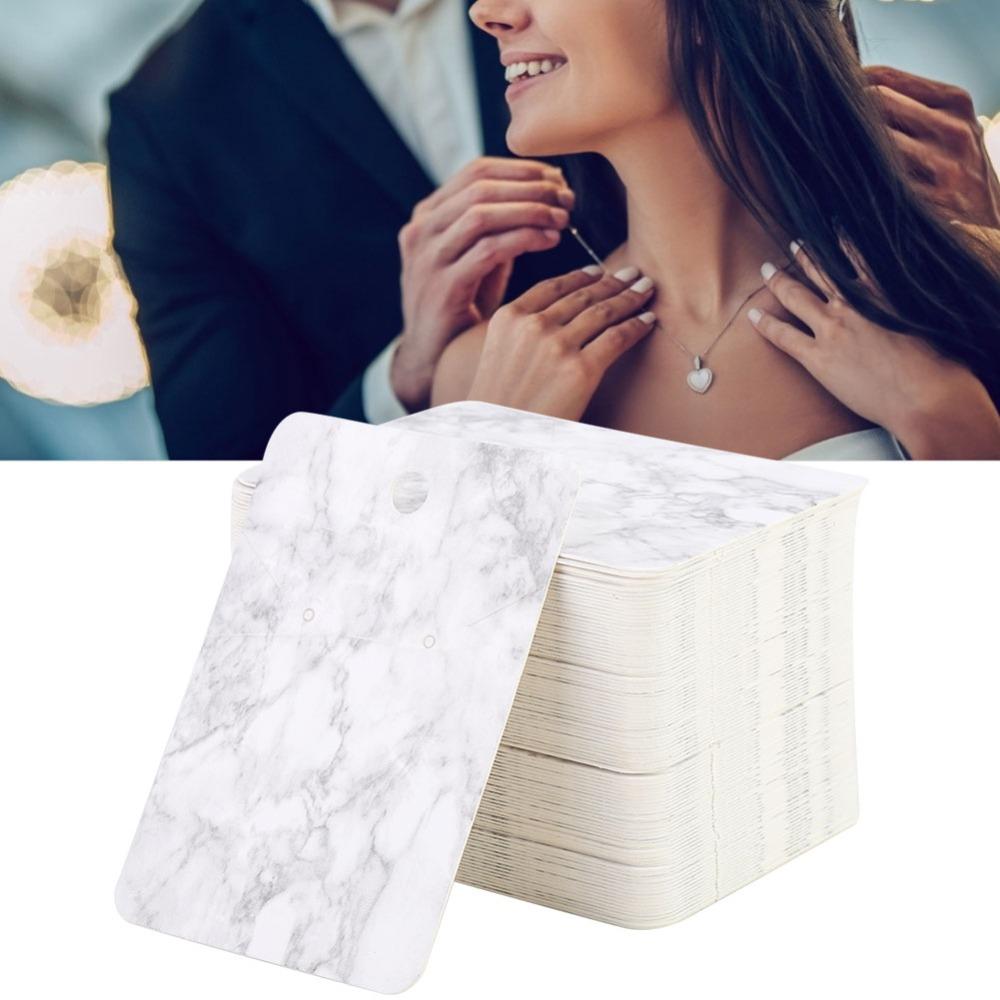 100Pcs 5 x 7cm Earring Necklace Packaging Cardstock  Jewelry wholesale classification display