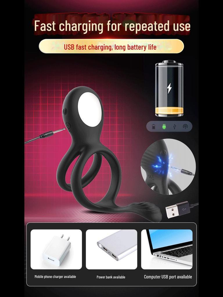 Mengma Wireless Remote Vibration Ring: Intimate Couples Massager & Lock.