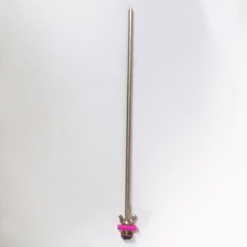Règle télescopique métallique pour ballons avec bouchon d'eau et base en nid d'abeille