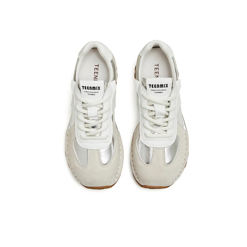 Tianmei Yi 2024 Autumn New Fashionable Leisure Retro Versatile Sports Lace Up Women's Training Shoes