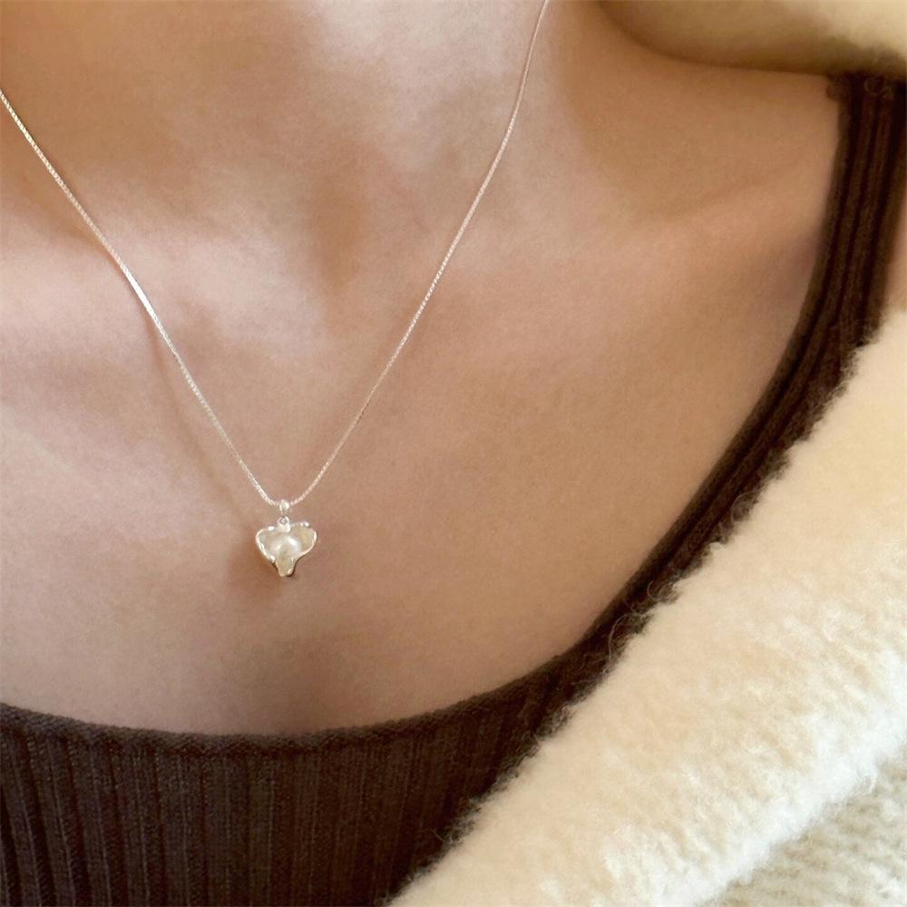 Неправильная жемчужная цепочка на шею новая уникальная цепочка на шею цепочка на ключицу