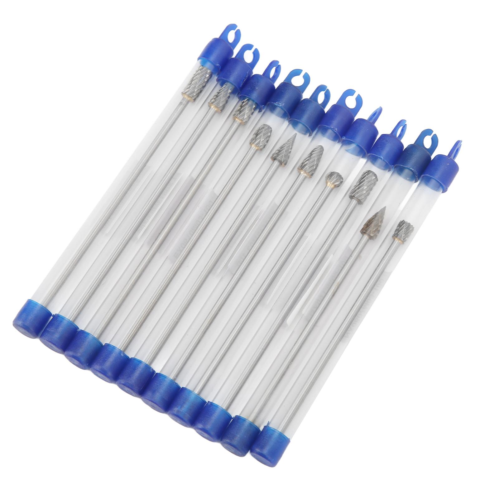 

10 шт. двухрежущих твердосплавных вращающихся шлифовальных долот для авиационной, автомобильной, судовой поверхности