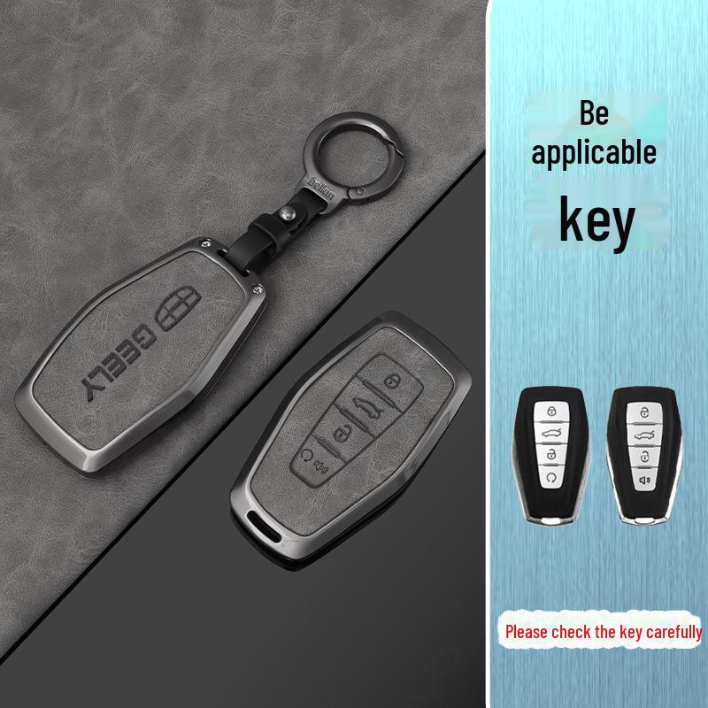 Geely Car Key Cover: Compatible with Emgrand, Star Yue, Boyue, Bin Yue, Bin Rui, Borui, Vision, and X6 Models