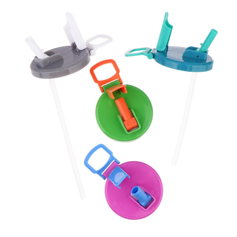 Soda Can Cover With Straw Creative Sealed Plastic Straw Beverage Can Cover Cup Suitable For Canned Beverage Reusable Tank Cover