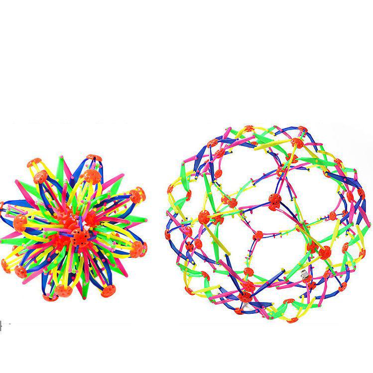 Magic Expanding Flower Ball: Elastic Retractable Toy for Kids - Encourages Learning & Parent-Child Interaction