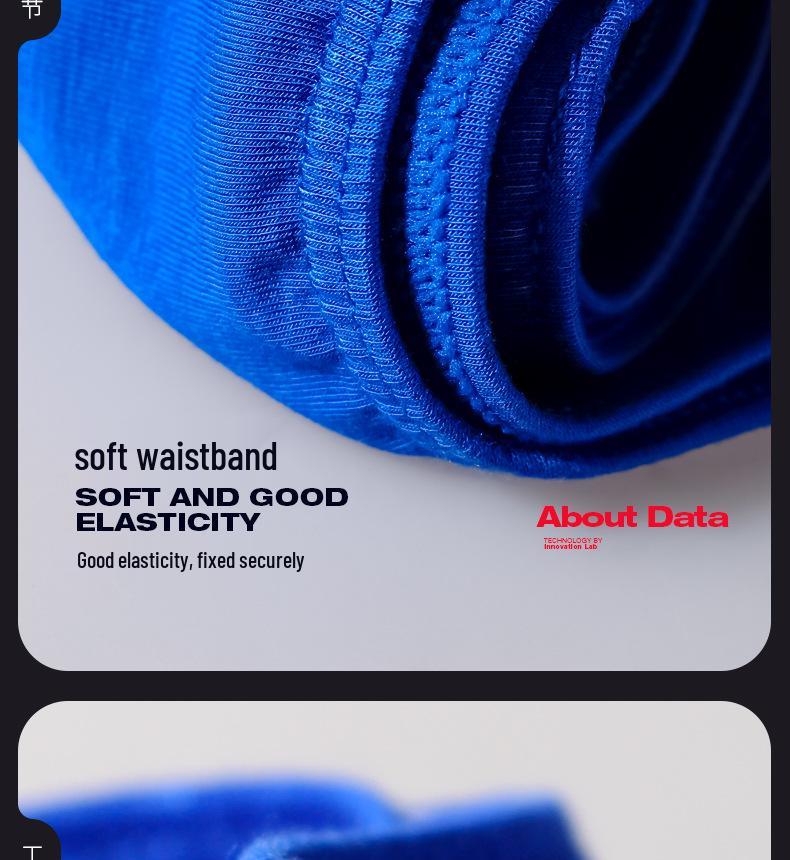 Pánské sportovní slipy s U-pouzdrem: Tenký, Prodyšný, Trojúhelníkový design s nízkým pasem