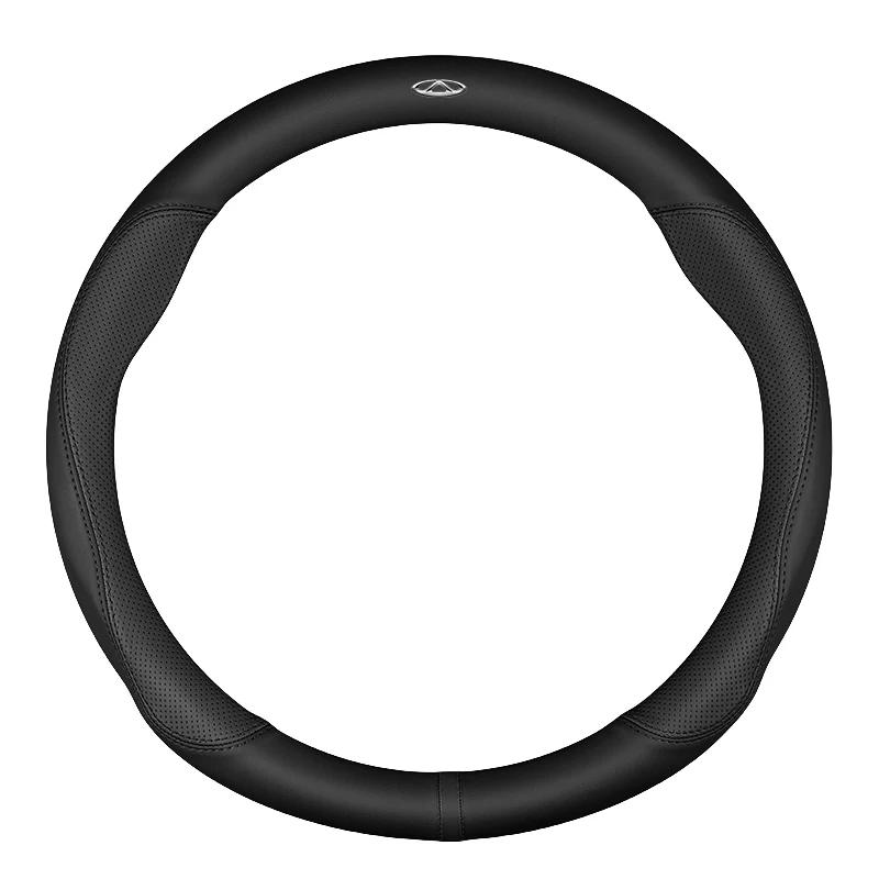 For Chery Tiggo 7 Pro Plus Tiggo 8 Plus Tiggo 5X Pro Car Steering Wheel Cover 9 Colors PU Leather Non-slip Auto Accessories