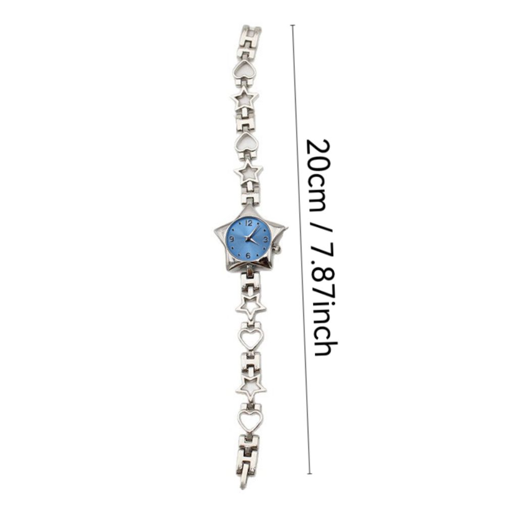 Zinc Alloy Clock Pendant Star Shape Charm Bag Decoration New Pocket Watch Charm Bracelets  Women