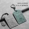 NFC Card Car Key Case Cover Holder Leather Protector Shell for Tesla Model 3 Model Y Energy Inductive Card Anti Fall Key Cover
