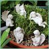 5 Stück/Set Neuer Engel Stecker Garten kleines Mädchen Harz Blume Einsatz Dekoration Mikrolandschaft Garten Statue Ornament