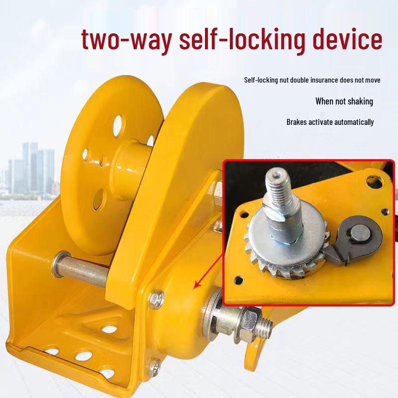 Obousměrný samoblokující ruční naviják: Kompaktní ruční kladkostroj a přenosný jeřáb