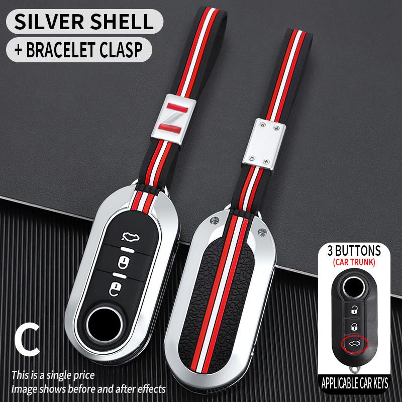 Car Key Cover Case Fob for Fiat Ducato 500 500L Panda Grande Punto Lancia Musa Bravo Stilo for Citroen Jumper for Peugeot Boxer