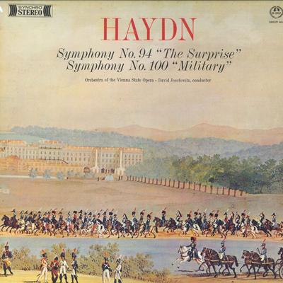 LP Record HAYDN ORCHESTRA OF THE VIENNA STAT  Symphony No.94 The Surprise  Symph SMS2407 CONCERT HALL Japan Classical Used