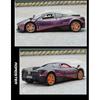 1/32 Pagani Huayra BC Supercar Alloy Muscle Car Model Sound and Light Pull Back Children's Toy Collectibles Birthday Gift