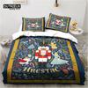 Cartoon Nutcracker Duvet Cover Set Christmas Tree Star Bedding Set Microfiber Royal Guarder Comforter Cover Twin King Queen Size Tool